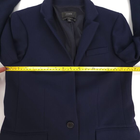NEW J Crew Regent blazer in four-season stretch Blue Old Money Quiet Luxury 4 - Picture 4 of 8